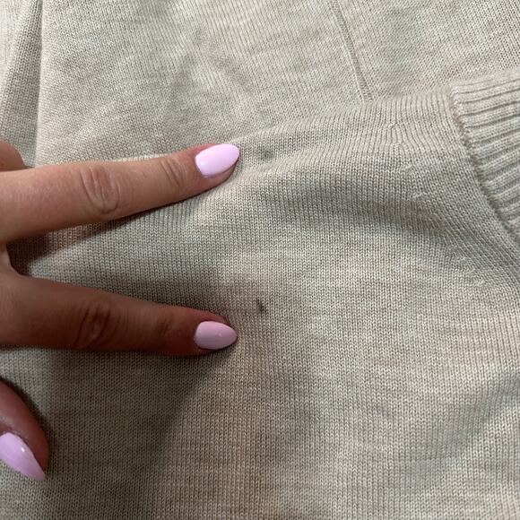 H&M Women's Cashmere-Blend Sweater Size M In Light Beige Melange - Picture 6 of 12